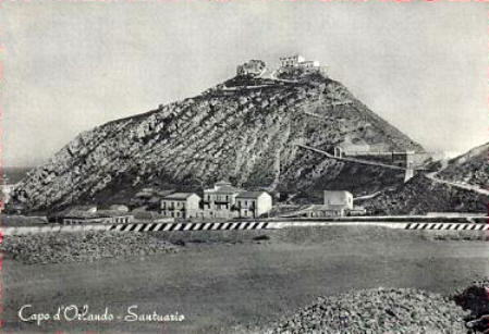 Capo d'Orlando - (Sicilia - Messina) - Foto d'epoca del Monte della Madonna anno 1952